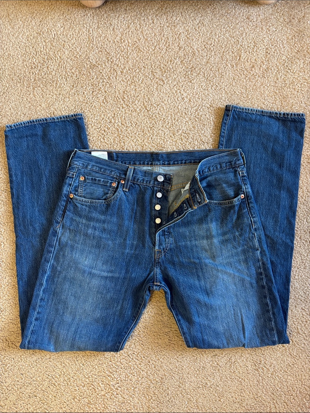 Levi’s Mens Jeans Button Fly 34 x 34